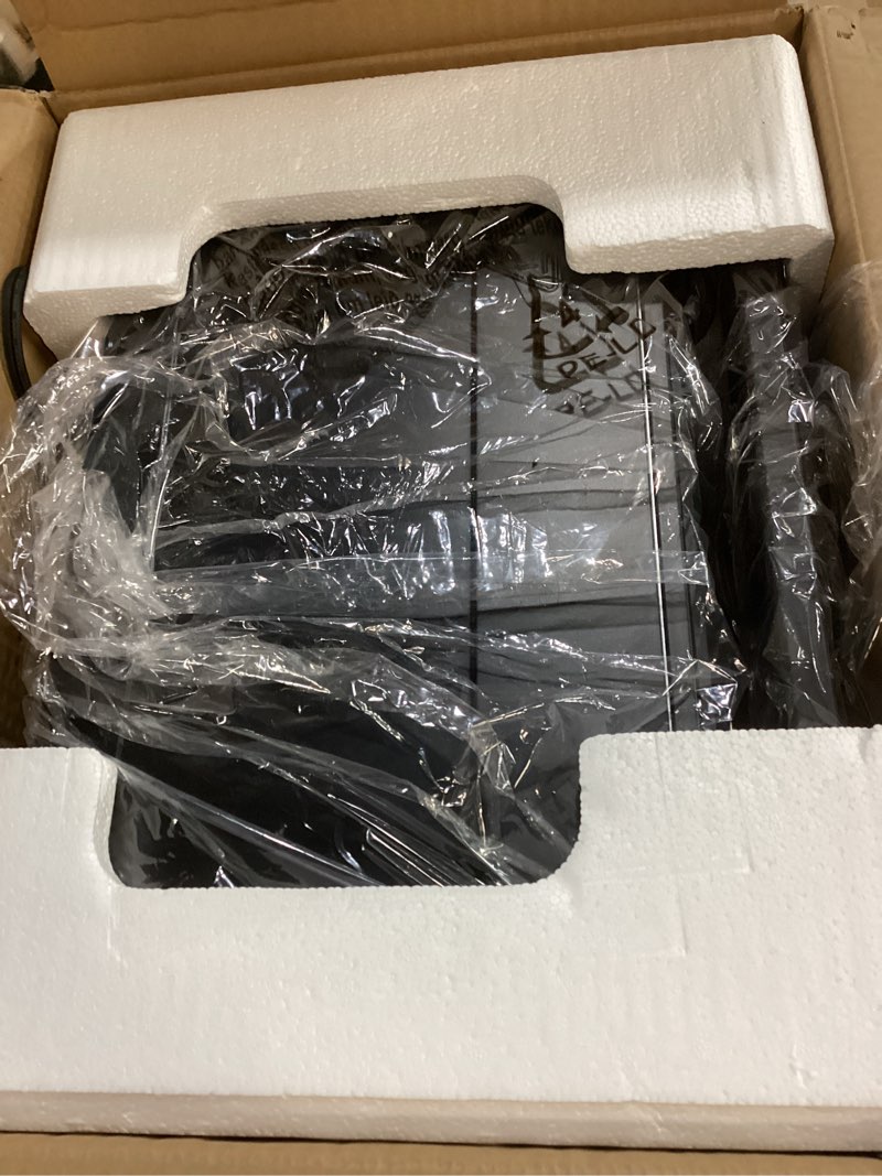 Condition photo showing Good Condition for Gourmia Toaster Oven Digital Air Fryer - Convection Mode with 4 Slice Capacity, 3 Rack Positions, 12 Presets, Toast, Bagel, Bake, Roast, Broil, Dehydrate, Popcorn, Fits 9" Pizza, Black Large Black