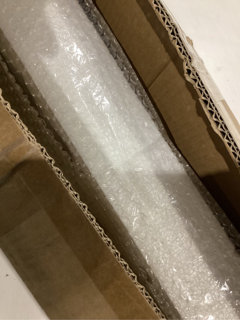 Condition photo showing Good Condition for houseables baseboard heater covers, baseboard covers, for radiator heat, base board heaters, electric heated board, hydronic radiators, left and right end caps, home, vent, metal, white, slip on, 4 ft