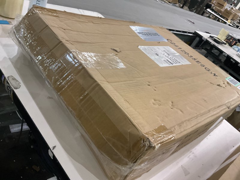 Condition photo showing As Is for Amazon Basics Collapsible Folding Heavy Duty Utility Wagon for Outdoor Sports, 265 pounds Weight Capacity, Camping, Garden, and Shopping, 27.6 x 40.9 x 20 inches, Black