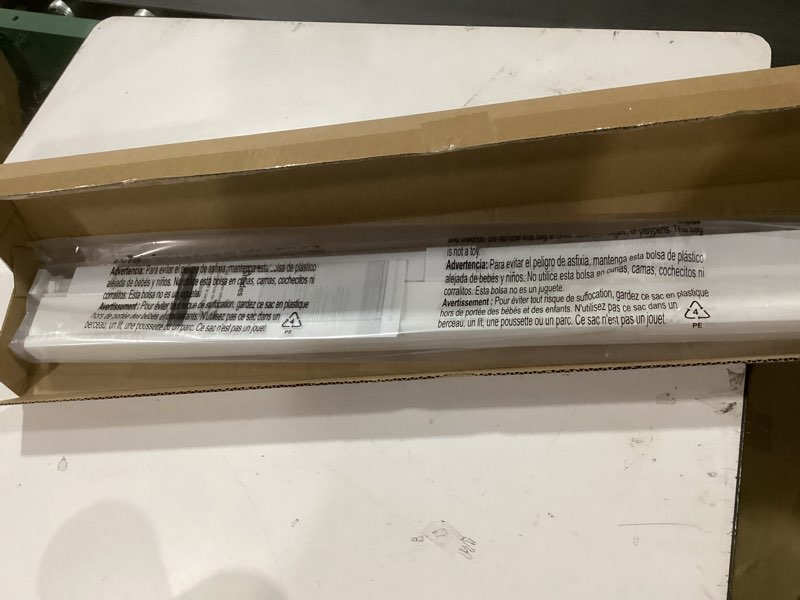 Condition photo showing New/Like New for LazBlinds Cordless Cellular Shades, No Tools No Drill Light Filtering Honeycomb Shades Pleated Blinds for Windows, 29'' W x 64'' H, White Light Filtering-white 29'' W x 64'' H