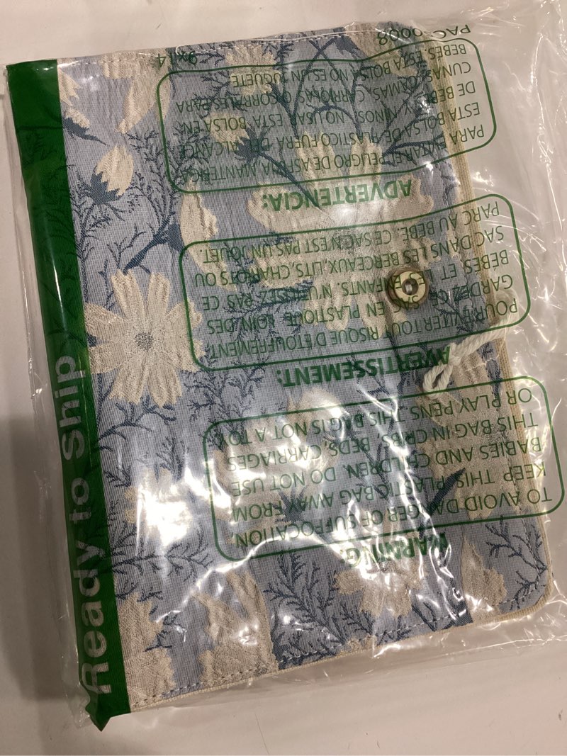 Condition photo showing As Is for BLBMH Book Covers for Paperbacks Fit for 6x9 inch Adjustable Book Jacket Cover for Women Over 15 Soft Cloth Protector for Notebook Journal -Daisy 9in 9in Daisy