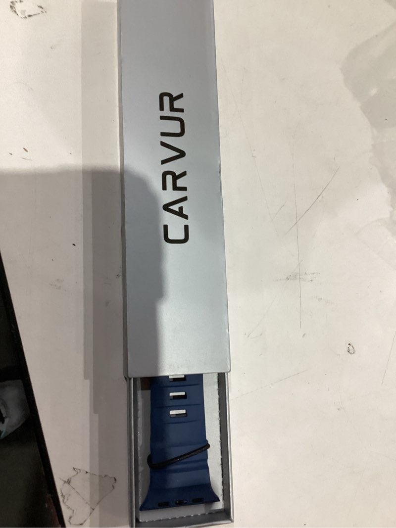 CARVUR FKM Watch Band F10 - Premium Rubber Strap for Apple Watch - Trail & Sport Band - Lightweight,