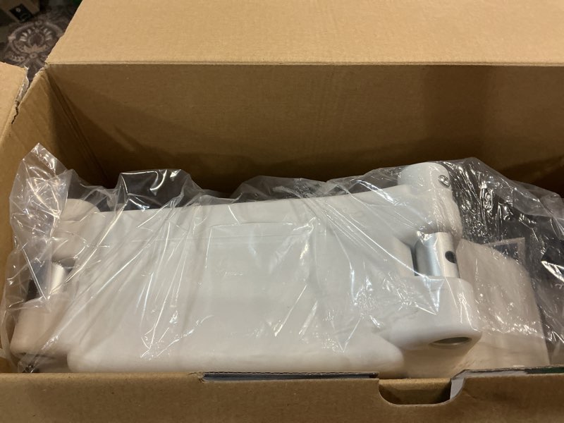 Condition photo showing New/Like New for drive medical 2-in-1 raised toilet seat with removable padded arms - elevated bathroom safety support - secure locking attachment - easy height assistance - durable construction, standard toilets