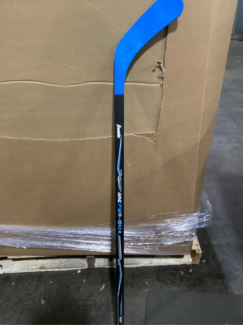 Condition photo showing Good Condition for Franklin Sports NHL Kids Street Hockey Sticks - Youth, Junior + Senior Sticks - Right + Left Handed - 40", 48" + 56" Blue/Black 40" Right Shot