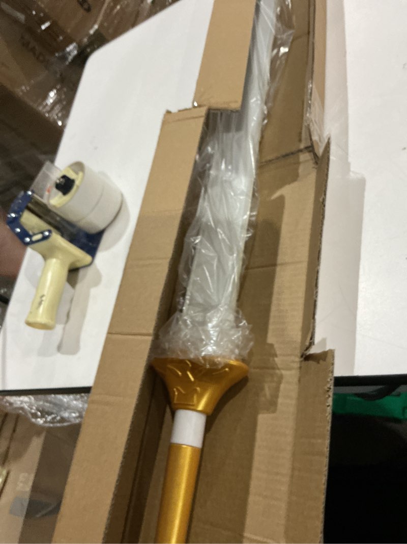 Condition photo showing Good Condition for 41" anime cosplay sword with sheath, non-3d printed & back-carry, collectible prop for costume&display
