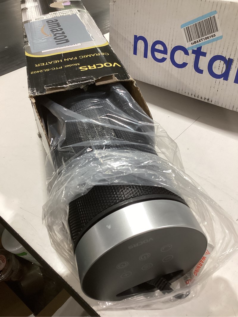 Condition photo showing Good Condition for Space Heater for Indoor Use with Remote - 70° Oscillating Tower Electric Heater, 24 Inchs, 12H Timer, 1500W Quiet PTC Ceramic Heating with Thermostat, Fast Safety Heat for Office, Home, Bedroom