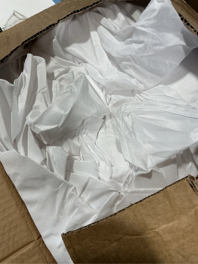 Condition photo showing Good Condition for 10 pack white round tablecloths, 120 inch stain resistant and wrinkle round table clothes, washable polyester table clothes cover for kitchen dining, wedding birthday party, buffet restaurant, banquet white 10 pack-120 inch round