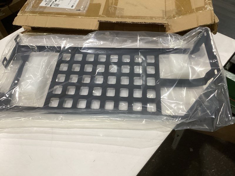 Condition photo showing Good Condition for jecar roof rack hard top molle panel for jeep wrangler overhead cargo storage metal shelf accessories for 2018-2024 2025+ jeep wrangler jl jlu unlimited gladiator jt