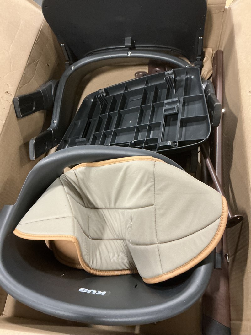 Condition photo showing As Is for KUB High Chair for Babies and Toddlers Adjustable Foldable Convertible 5 Point Harness Easy Clean Wo