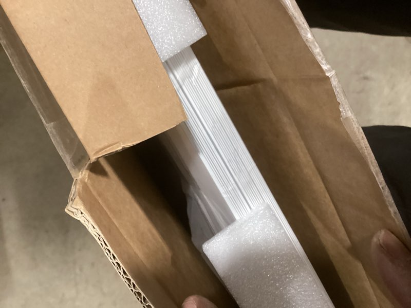 Condition photo showing New/Like New for Art3d 24-Pack Square Drop Ceiling Tile 2ft x 2ft in White, PVC Ceiling Panel 24 x 24in. - Compatible with 15/16" Drop Ceil Grid System 24*24 White 24