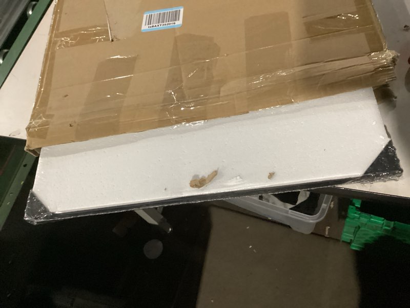 Condition photo showing New/Like New for 20x24 Picture Frame Black – Aluminum Wall Frame with Real Glass, 16x20 Frame with Mat or 20 x 24 Without, Large Metal Poster Frames for Horizontal or Vertical Display Black 20x24