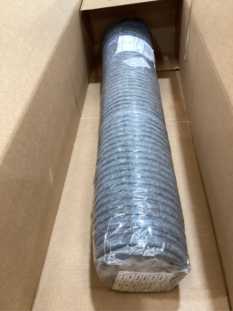 Condition photo showing Good Condition for ottomanson 2'7" x 9'10" hallway runner with scraper pile - extra durable non-slip rug mat for indoor & outdoor use - ideal for kitchen, entryway & garage - high-traffic carpet, gray grey 700s series 2'7" x 9'10" (runner)