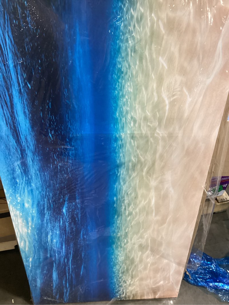 Condition photo showing New/Like New for S00775 Print Artwork Blue Ocean Sea Wall Art Canvas Prints Picture Seaview Bottom View Beneath Surface Pictures Painting On Canvas Modern Seascape Home Office Decor XXLarge 30x60 inch