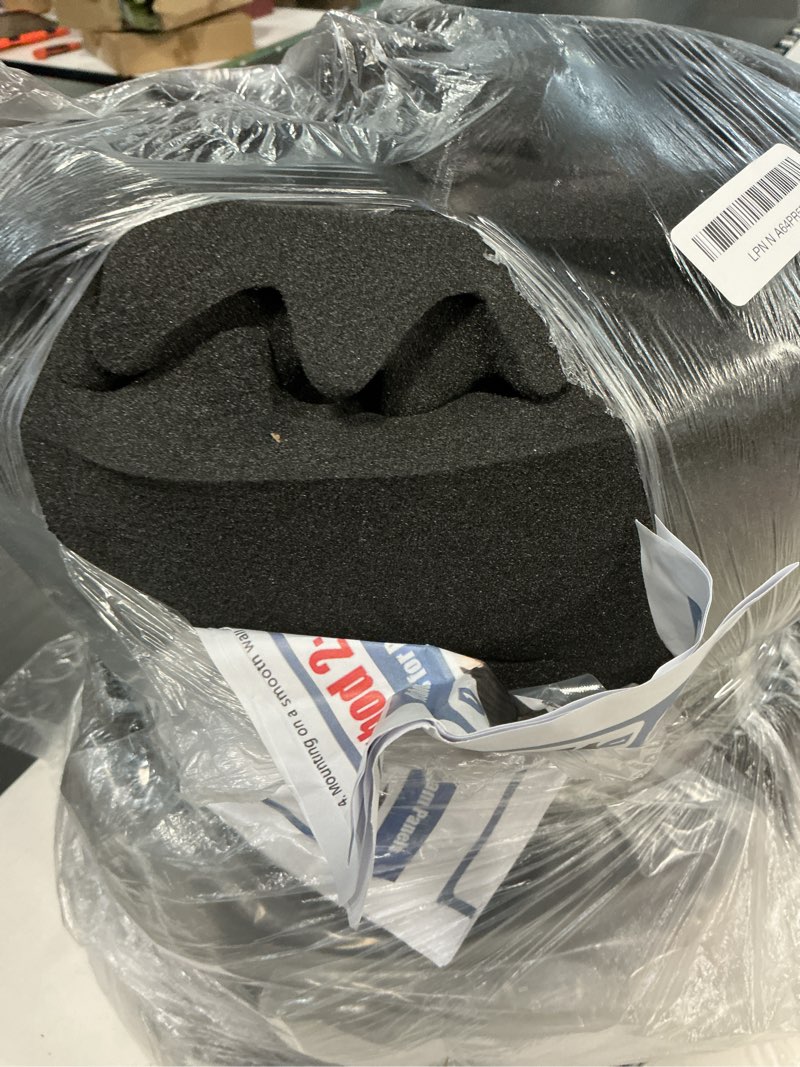 Condition photo showing As Is for 4 Pack-48X24X2 Inches Acoustic Panels, Egg Crate Foam soundproof wall panels,sound proof foam panels for walls, noise dampening panels,Sound Panels, Studio Foam for Wall and Ceiling 48X24X2 Inch Black 4 Pack