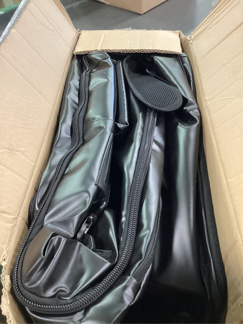 Condition photo showing As Is for Double Rolling Ski Bag Padded Waterproof Snowboard Bag with Wheels for Air Travel Wheeled Ski Bag for Snowboard or Skis Accommodates Ski Boot Black 180cm