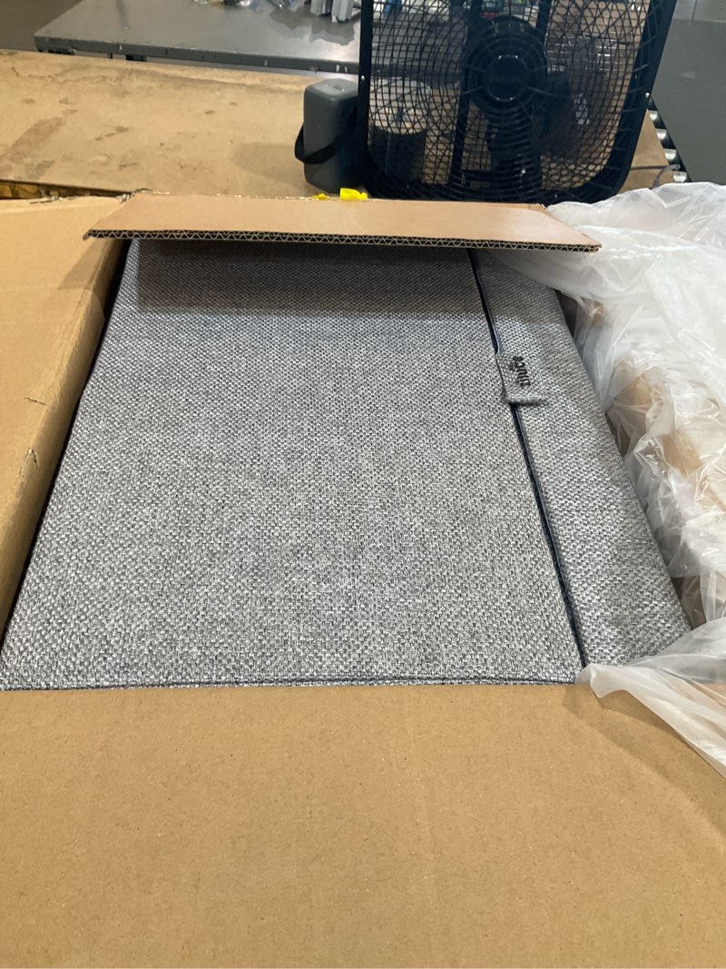 Condition photo showing Good Condition for 17.13" h split ottoman dog stairs for couch and bed, dog ramp for small dogs and cats, foldable 2 in 1 pet steps for medium large dogs and puppy, non-slip wooden doggie steps