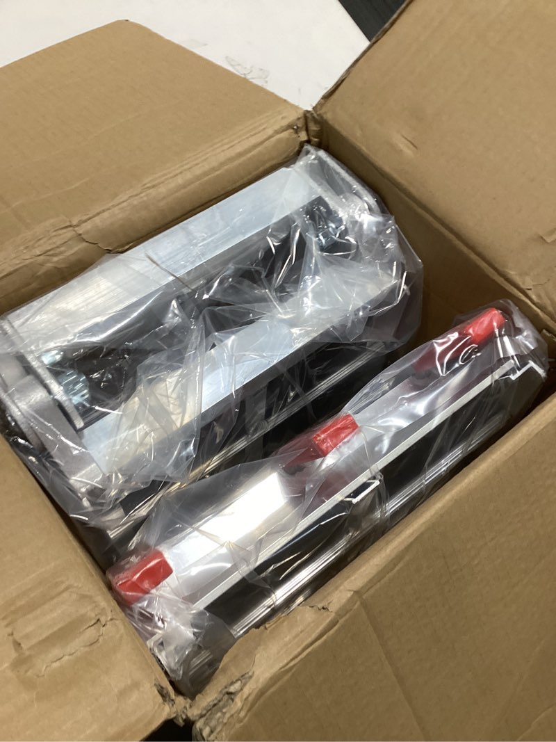 Condition photo showing Good Condition for ATV Aluminum Folding Loading Ramps 1500lbs Capacity 7.5FT, 2pc Lightweight Portable for Truck, Motorcycle, 4 Wheeler, Pickup, Trailer, Lawn Mower, Dirt Bike