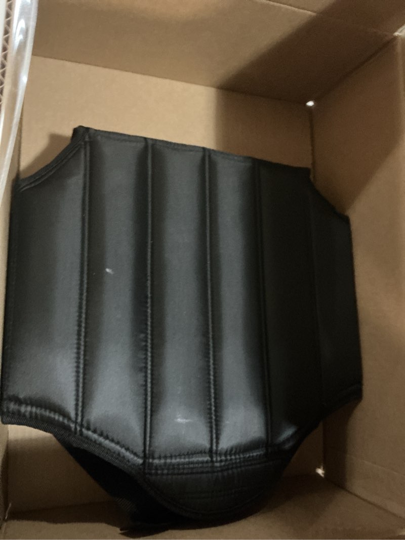 Condition photo showing As Is for wesing martial arts muay thai boxing chest protector mma sanda chest guard medium black
