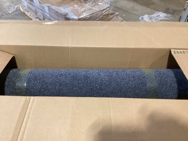 Condition photo showing New/Like New for jxgzyy runner rugs for hallway 2'11 x 9'10'', non slip carpet runner, heavy duty outdoor long floor mat for entrance, garage, mudroom, gray dark grey striped 2'11" x 9'10" (rectangular)