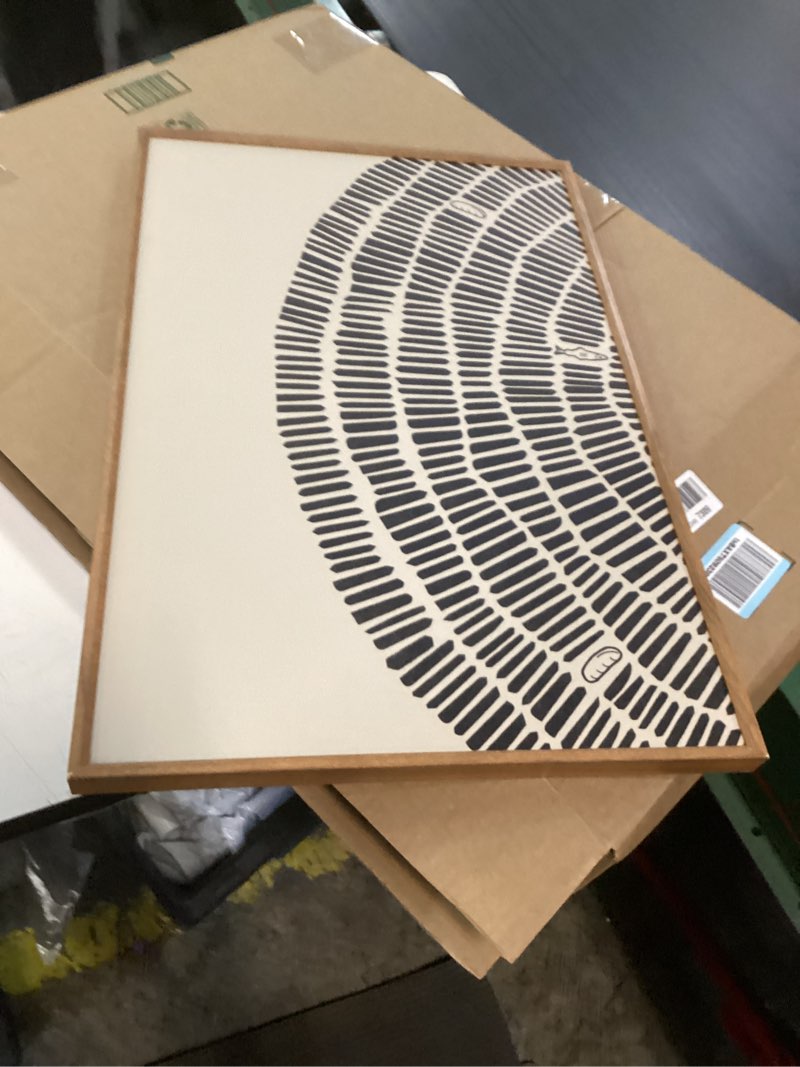 Condition photo showing Good Condition for Jesus Feeds The 5000 Wall Art Set of 3, Black Religious Bible Wall Decor Paintings Abstract Christian Five Loaves and Two Canvas Poster Prints Pictures for Bedroom Living Room 16x24 in Framed Black Framed 16x24 inch