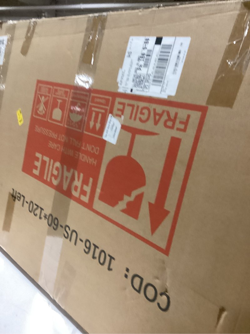 IYTBILQ 48"× 24" Half Moon LED Mirror for Bathroom, Lighted LED Vanity Mirror with Backlit, Anti-Fog