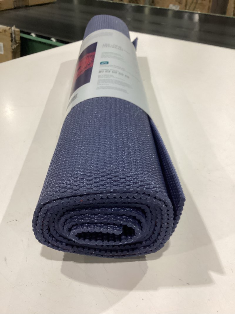 Condition photo showing New/Like New for gaiam print yoga mat, non slip exercise & fitness mat for all types of yoga, pilates & floor exercises pink marrakesh
