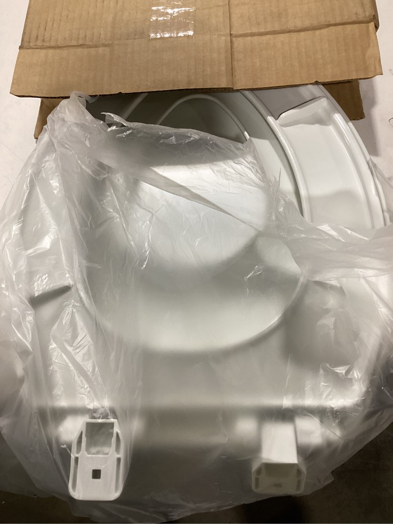 Condition photo showing Good Condition for little2big toilet seat with built-in toddler potty training seat, slow close, easy to install, made in usa, elongated, white