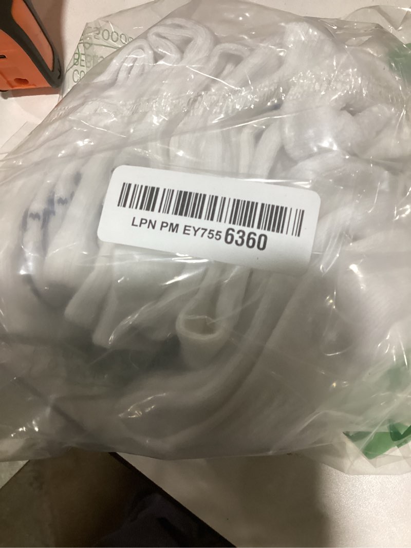 Nike Dri-Fit Performance Basic Crew (Toddler/Little Kid) White 5-7 (10 Toddler-3 Little Kid)