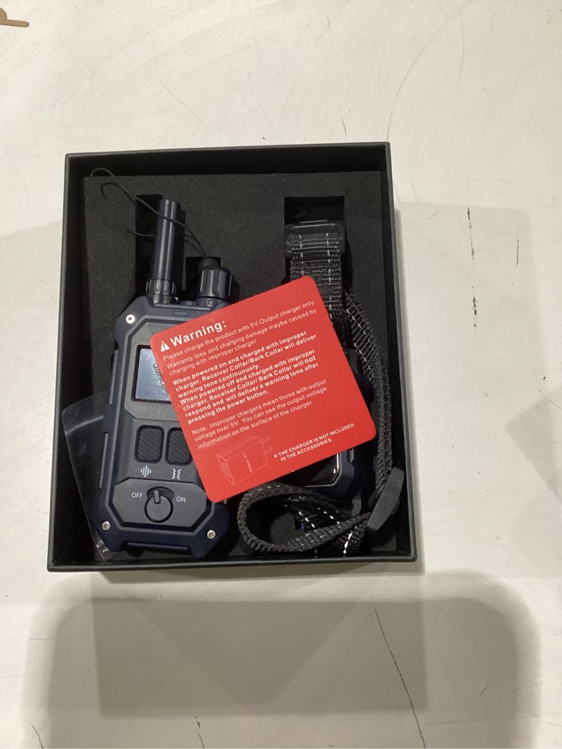 Condition photo showing Good Condition for blackdog military dog shock collar - 4200ft dog training collar with remote, 4 training modes, flashlight & strobe, 3-month battery, ip67 waterproof dog e collar for all breeds 5-150lbs (dark blue)