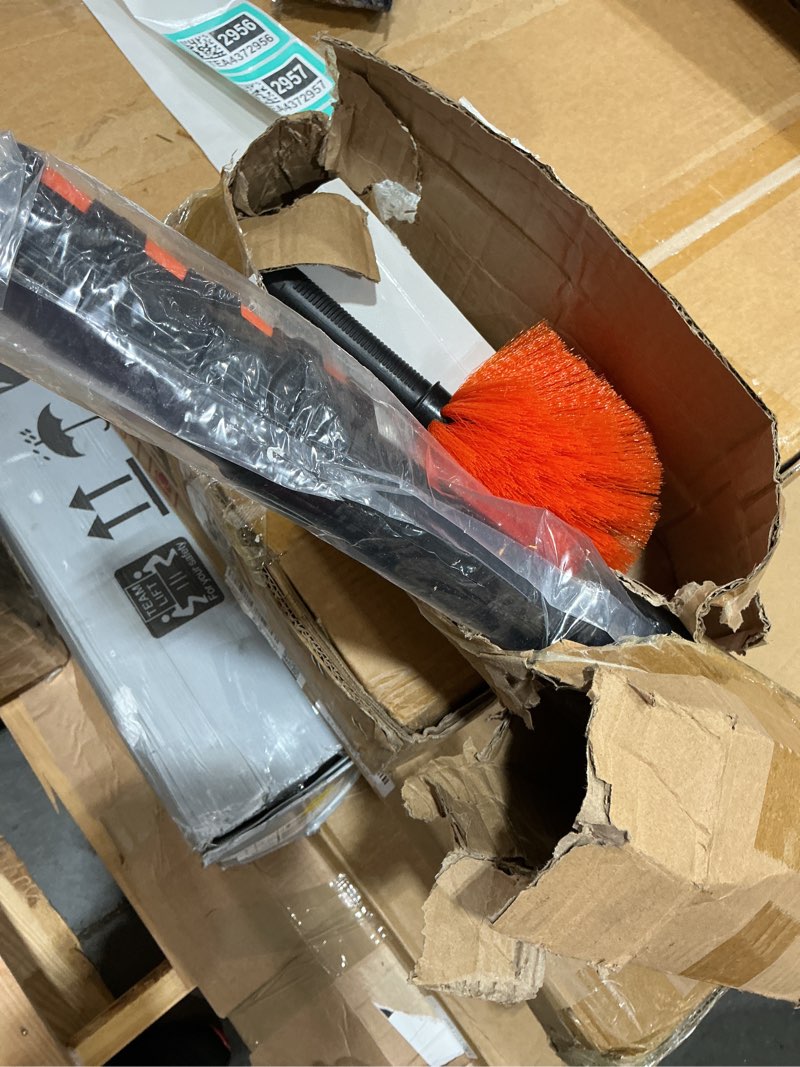 Condition photo showing Good Condition for 26ft high reach duster cleaning kit with extension pole, high ceiling fan cleaner duster for fan blades, window washing kit with microfiber duster & squeegee 20ft