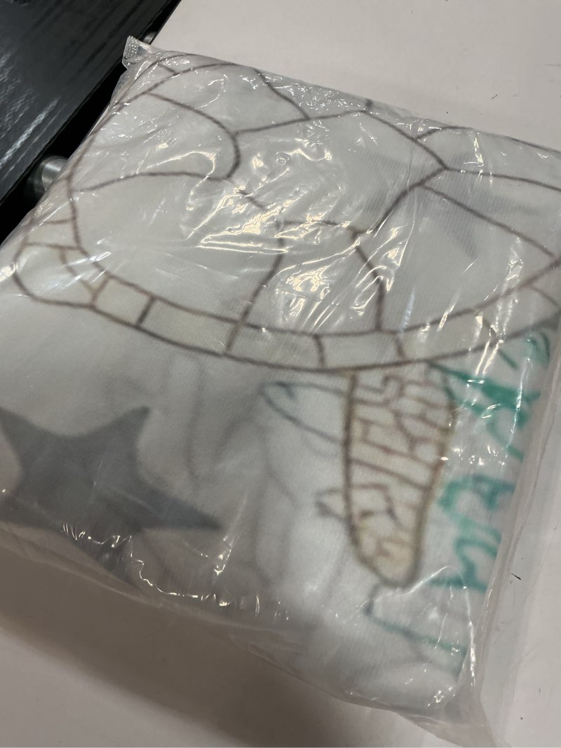 Condition photo showing Good Condition for ocean seashell blackout windows curtains  ocean sea turtle coral shell starfish rod pocket curtains for boy home decor  for living room bedroom 21(w)*