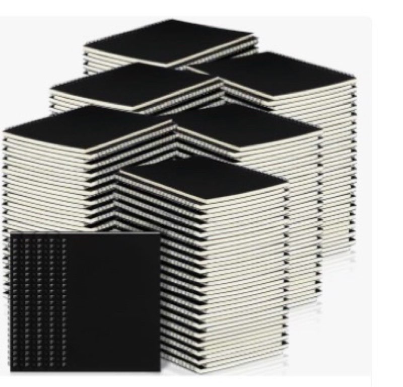 Yahenda 180 Pcs Spiral Notebook Bulk A5 Journal Lined 8.3'' x 5.5'' Writing Composition Paper Small 