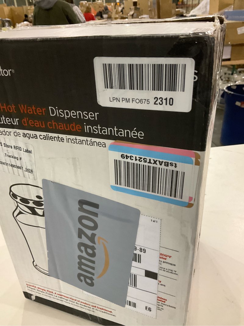 Condition photo showing New/Like New for InSinkErator Invite Contour Instant Hot Water Dispenser System - Faucet & Tank, Chrome, H-CONTOUR-SS