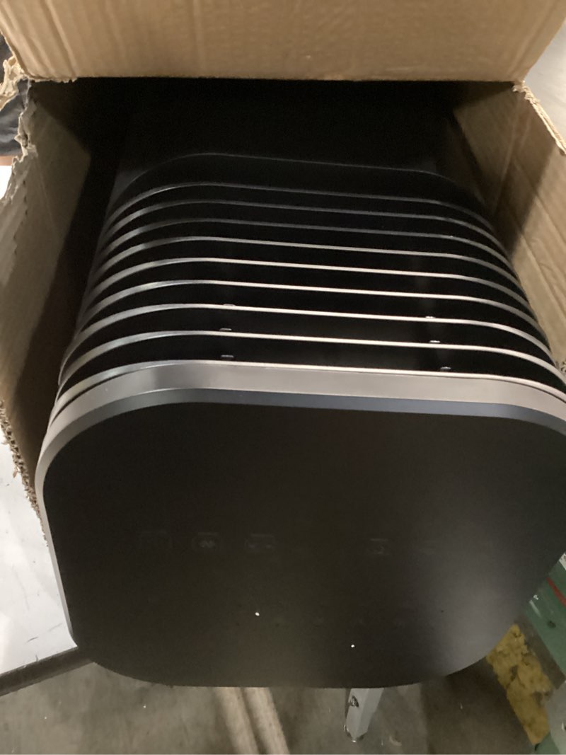 Condition photo showing As Is for 24" windowless portable air conditioner, 15h timer & 120°oscillation, 3-in-1 portable ac unit with remote, 2-gal tank, 3 modes & 3 speeds, ultra-quiet ventless swamp cooler for home office, black black 24*12*11inch
