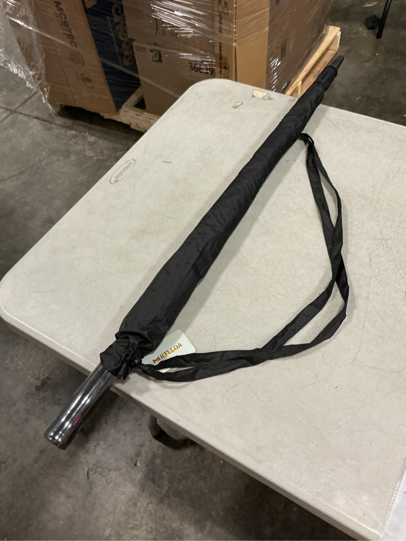 Condition photo showing New/Like New for mrtlloa extra large golf umbrella, 54/62/68/72 inch automatic open, oversize double canopy vented windproof waterproof sports umbrellas for rain black 62 inch