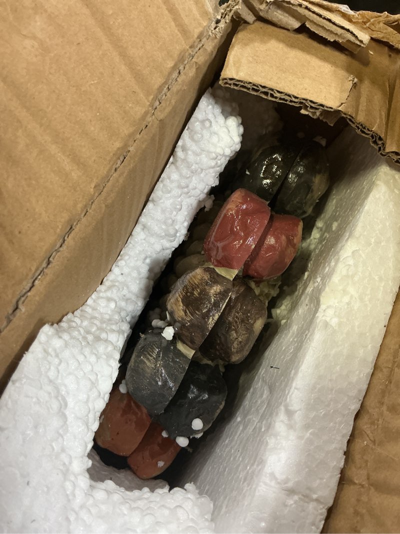 Condition photo showing Good Condition for outdooor stepping stones - decorative garden stones for patio, deck, garden or sidewalk faux cobblestone stepping stones (set of 2#b big colorful#a