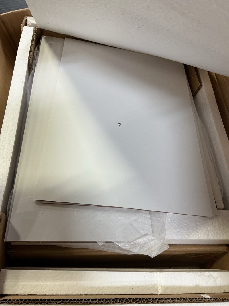 Condition photo showing New/Like New for TaoHFE Modern Mid Century Wooden Nightstand with Drawer - 22 Inch Bedside Table with Storage for Bedroom - White 1 Pcs White