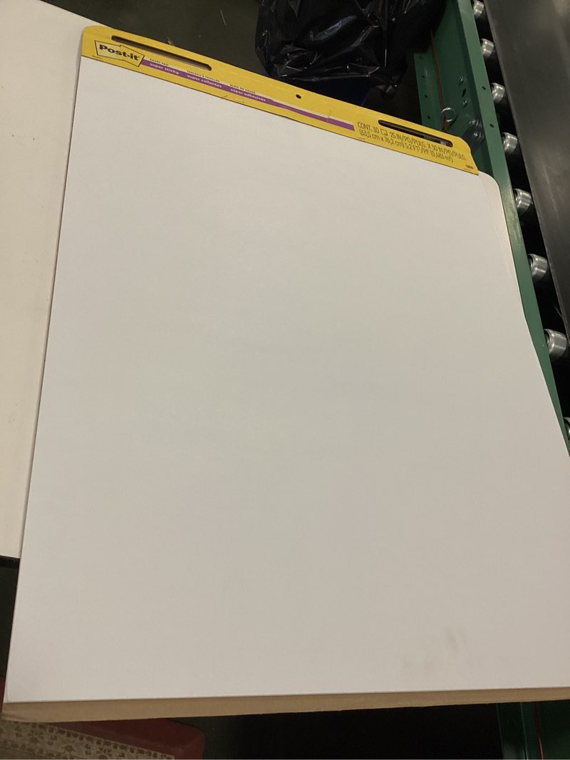 Condition photo showing Good Condition for Post-it Vertical-Orientation Self-Stick Easel Pad Value Pack, Unruled, 25 x 30, White, 30 Sheets, 6/Carton (559VAD6PK)