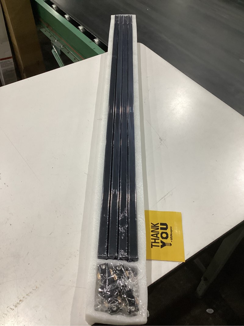 Condition photo showing New/Like New for vanoopee h track lighting rails kit, 13ft h type rails black with end caps and live end feed connector, compatible with single circuit 120v h style system, for led lighting heads