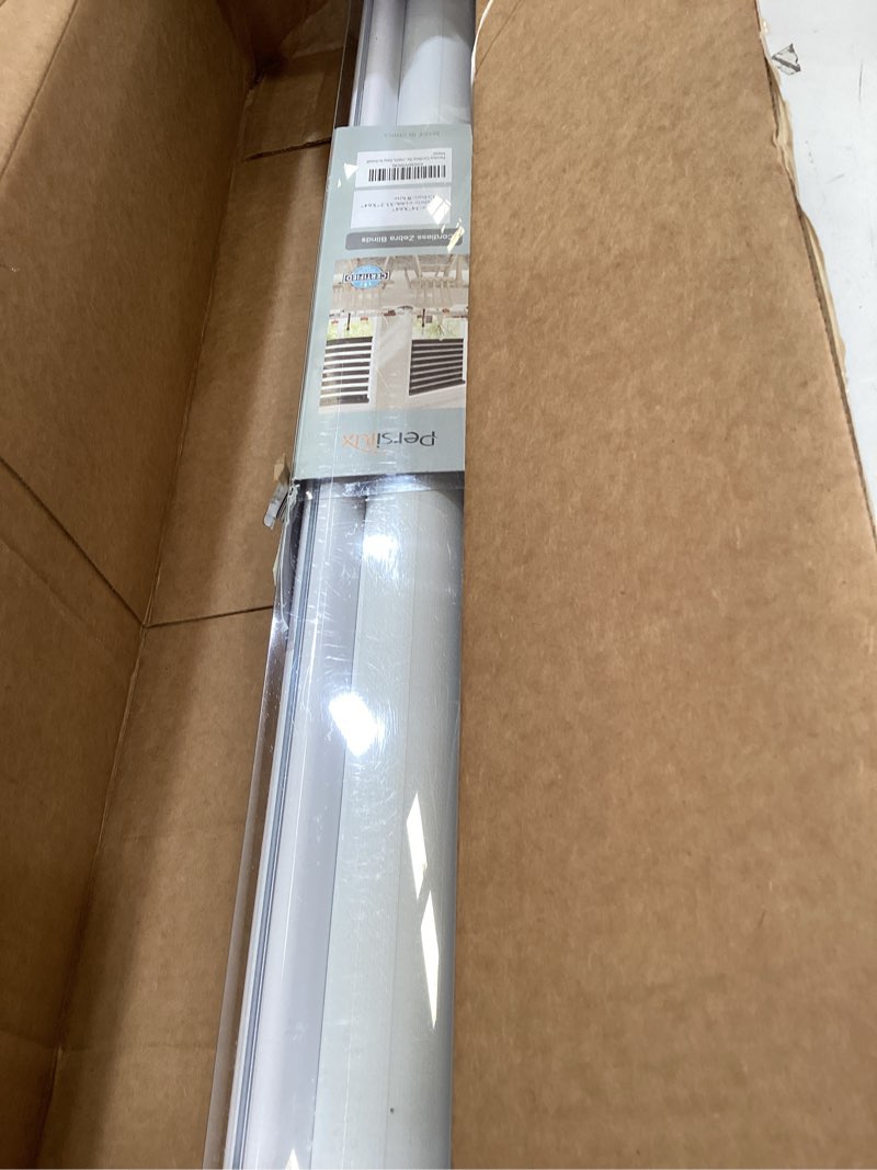Condition photo showing Good Condition for persilux cordless zebra blinds for windows free-stop window blinds (34" w x 64" h, white) dual layer light control for day and night, light filtering sheer shades for home, bedroom, easy to install 34"w x 64"h white