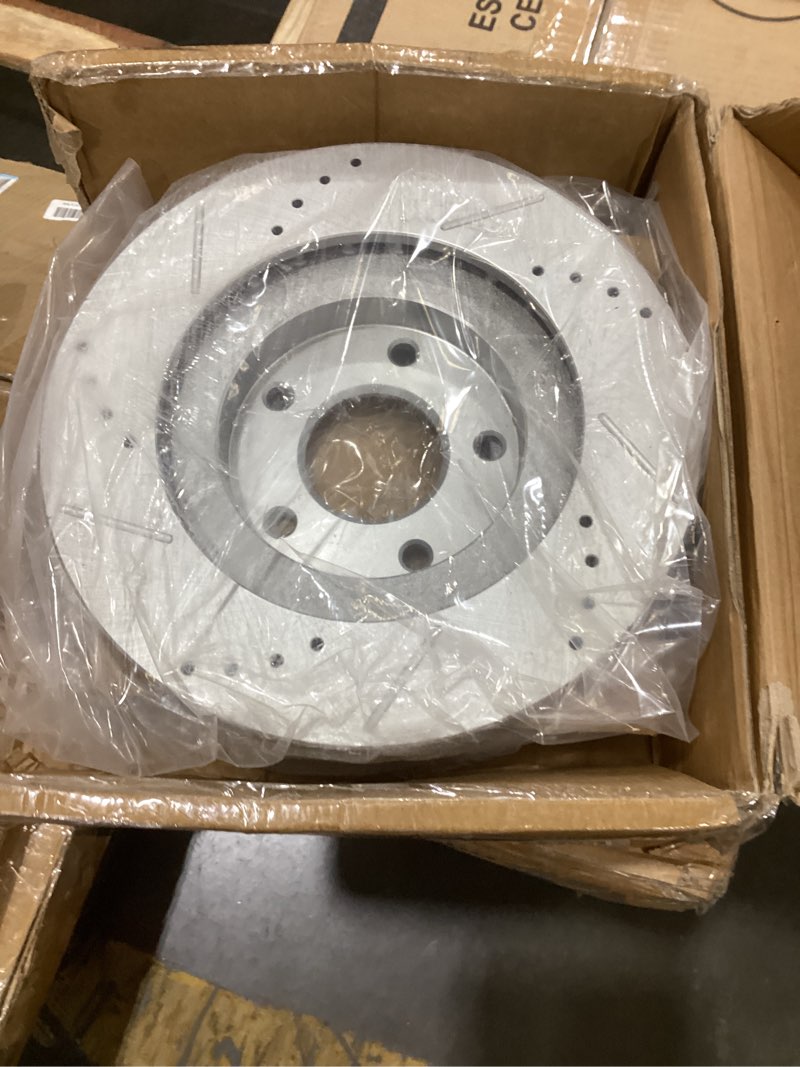 Condition photo showing Good Condition for scitoo front disc brake rotors kits brakes kits:31306 | drilled & slotted brakes rotor fit for infiniti i35 2002-2004,for nissan altima 2002-2006,for nissan maxima 2002-2003 front 31306 [2pcs]