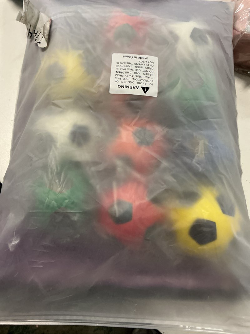 Condition photo showing New/Like New for field day games, team building games, teamwork group games for party outdoor, with 6 pieces soft balls pack of 2 blue