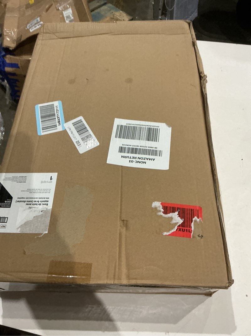 Condition photo showing Good Condition for Medline Backless Shower Chair with Arms - 350 lb. capacity, Bench, Stool, Seat for Elderly, Seniors 