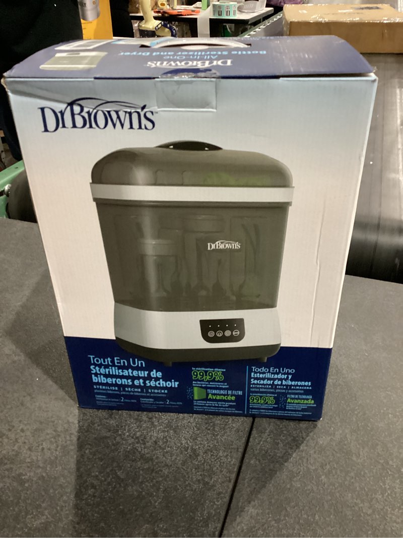 Condition photo showing New/Like New for Dr. Brown's All-in-One Sterilizer and Dryer for Baby Bottles, Parts and Other Newborn Essentials
