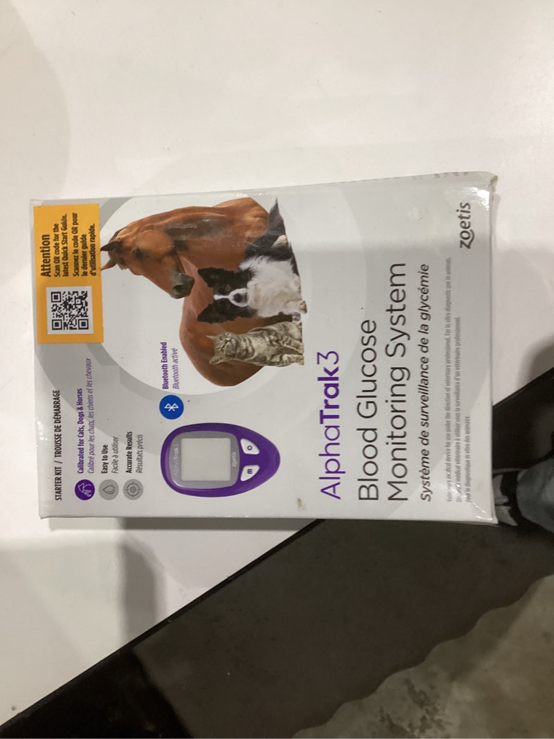 Condition photo showing New/Like New for AlphaTrak 3, 8 Piece Pet Blood Glucose Monitoring Kit for Diabetic Cats, Dogs, and Horses All-in-One Solution for in-Clinic Or at Home, with Digital Results