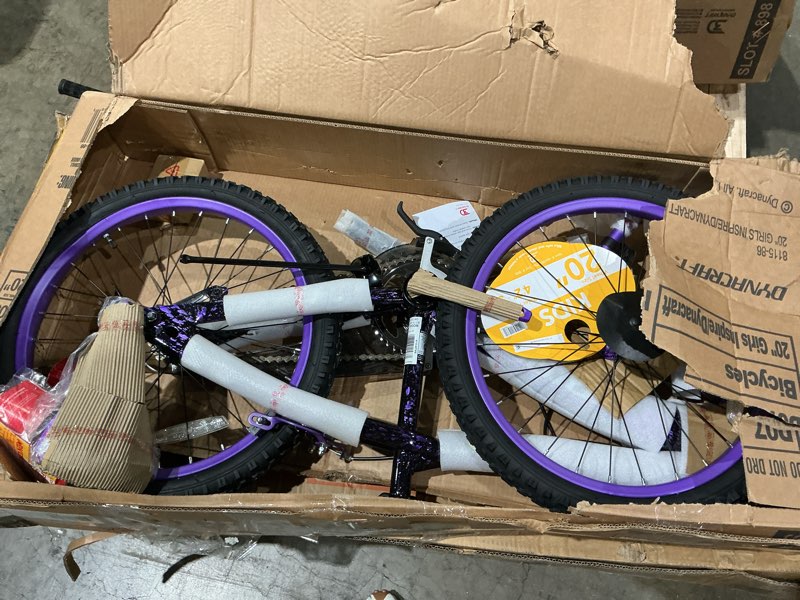Condition photo showing As Is for dynacraft inspire girls 20" bmx bike for kids ages 7-14