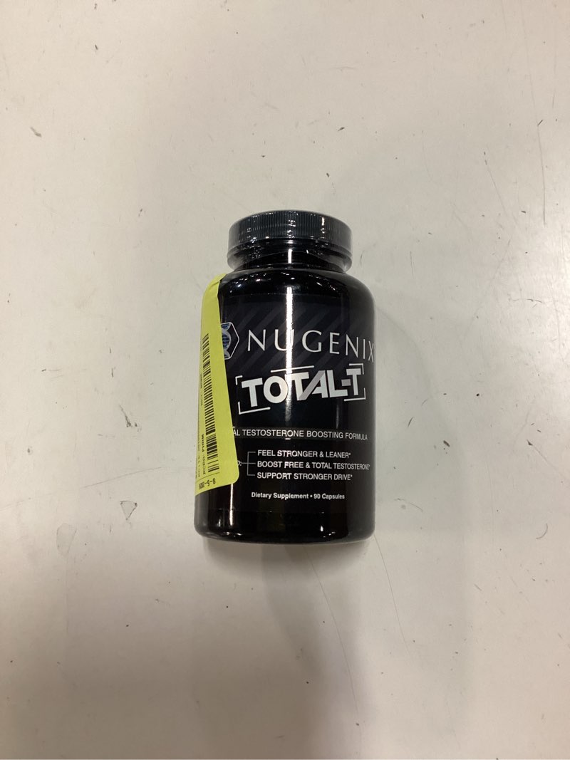 Condition photo showing New/Like New for nugenix total-t testosterone booster supplement, 90 count exp 11/27
