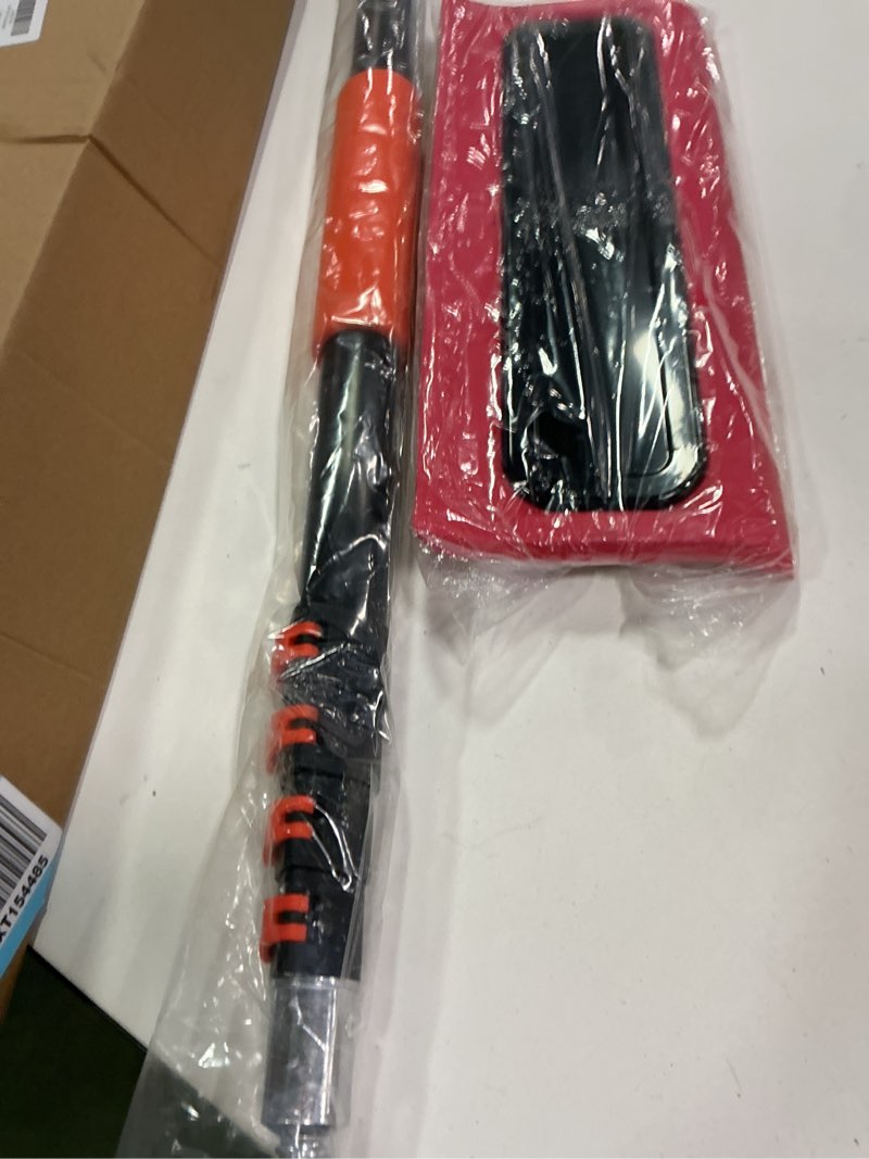 Condition photo showing New/Like New for 30FT Reach Window Squeegee with Extension Pole, 2-in-1 Professional Window Washing Kit for Home, Indoor Outdoor Squeegee with Rotatable Head for High Windows 24FT