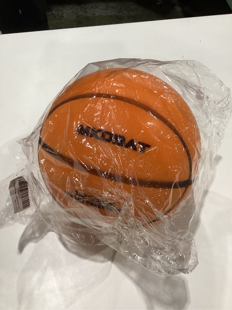 Condition photo showing New/Like New for Silent Basketball 29.5"" Size 7 High Density Soft Foam Indoor Training Low Noise No Sound Quiet Basketball with Highly Elastic Easy Grip Practice Ball, ?Orange