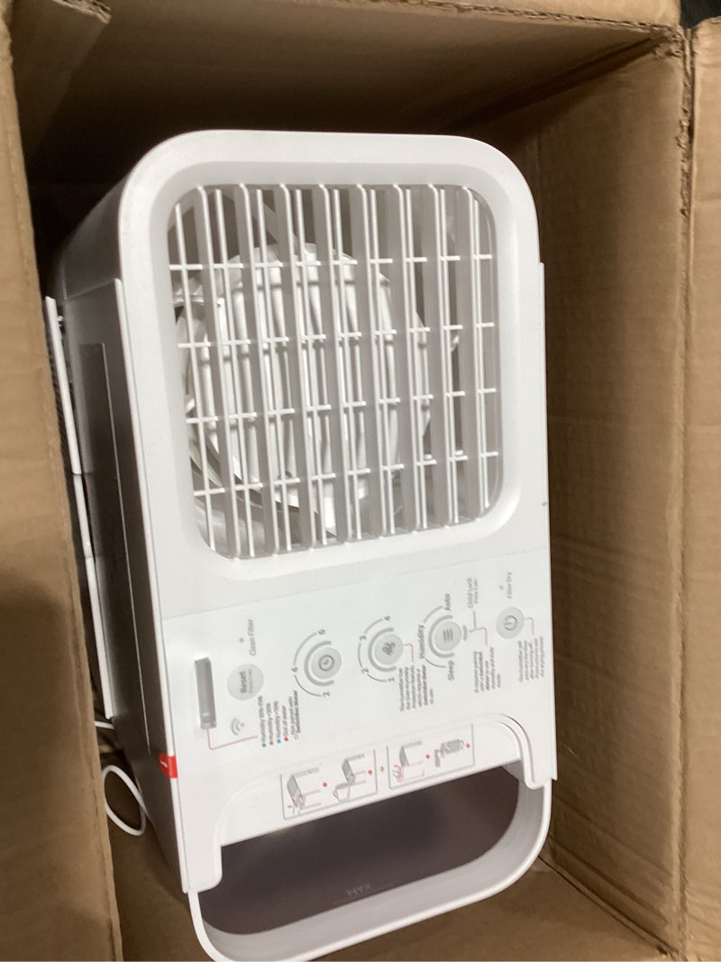 Condition photo showing New/Like New for SwitchBot Evaporative Humidifier 4.5L, Auto-Refill with S10, 750ml/h, No Mist, No White Dust, Tap Water Fillable, Top Fill, Washable Filter, for Baby, Nursery, Plants, Work with Matter, HomeKit, Alexa 4.5L Auto-Refill